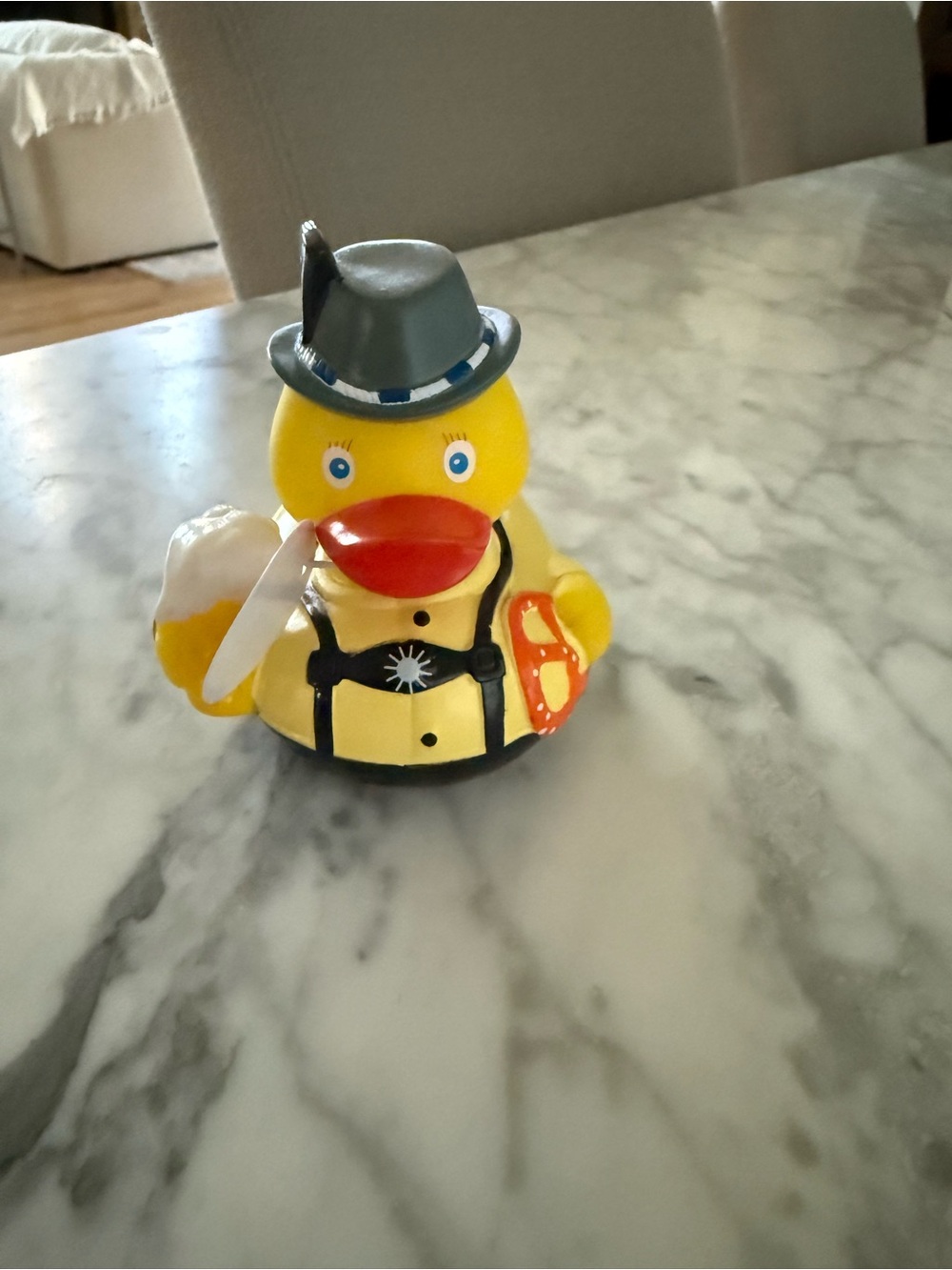 RARE Lufthansa First Class Lounge Munich Oktoberfest Rubber Duck Germany